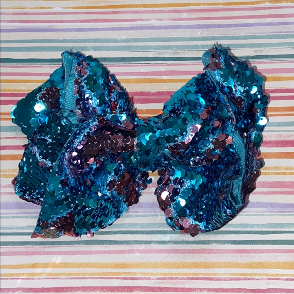 Blue to Pink Flip Sequin Jojo Siwa Large Bow
